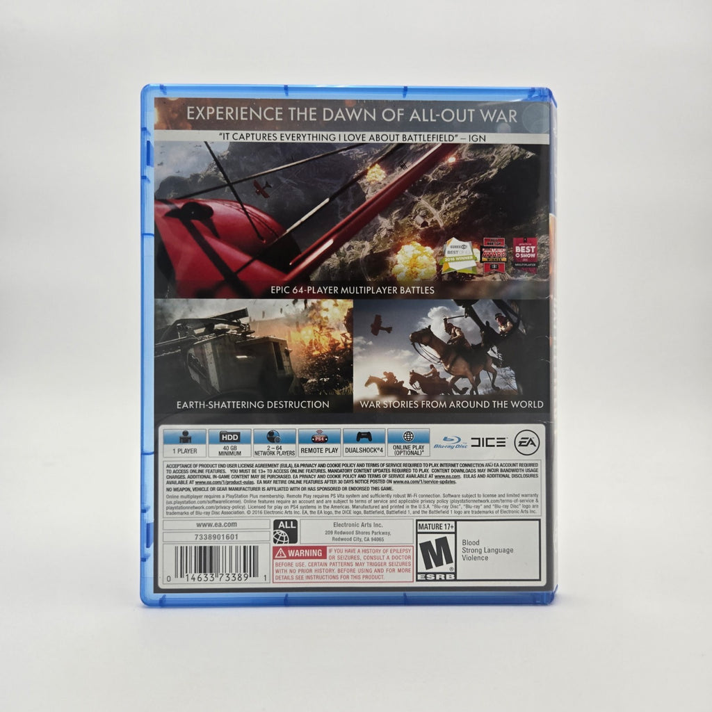 Battlefield 1 (Playstation 4) CIB Complete Authentic Tested