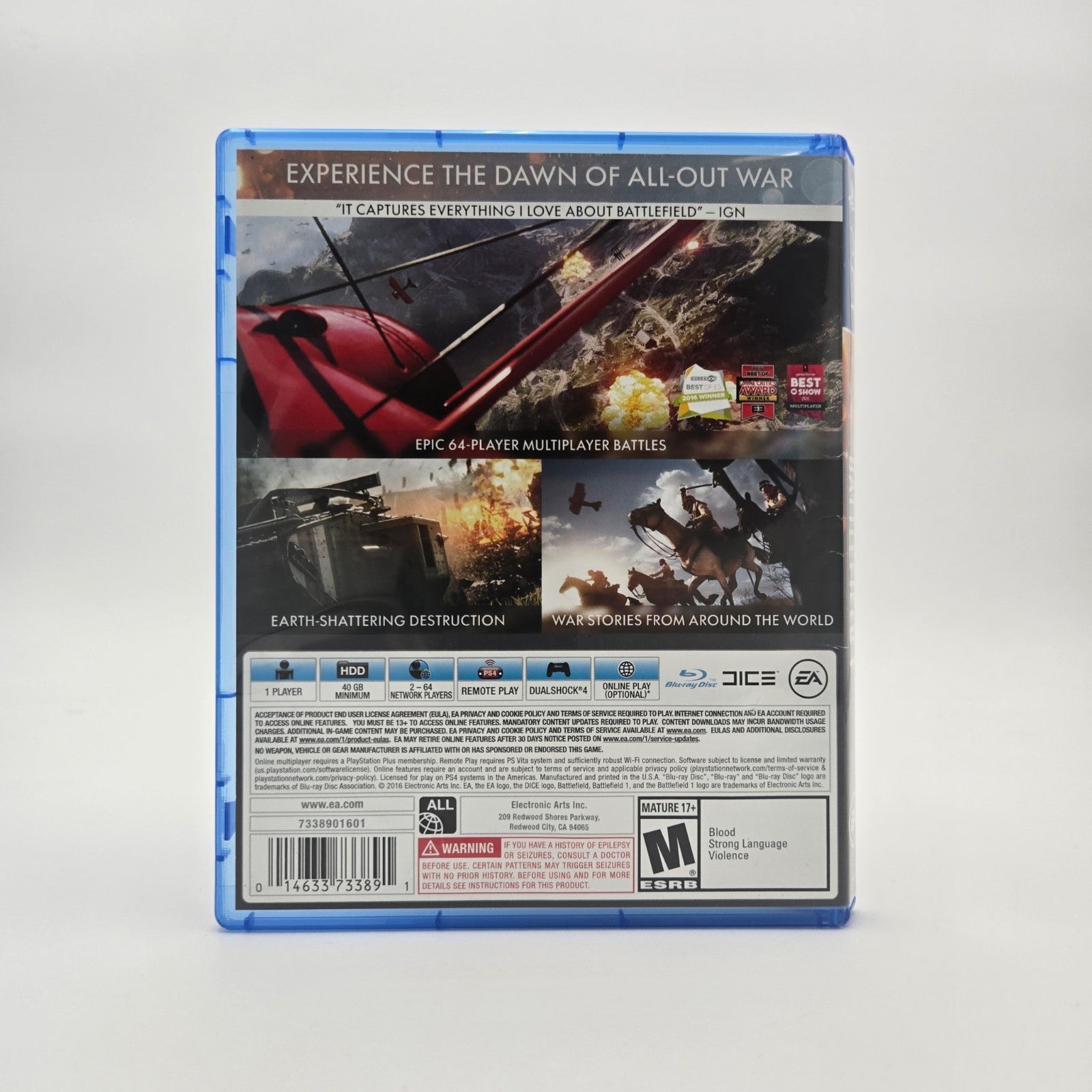 Battlefield 1 (Playstation 4) CIB Complete Authentic Tested