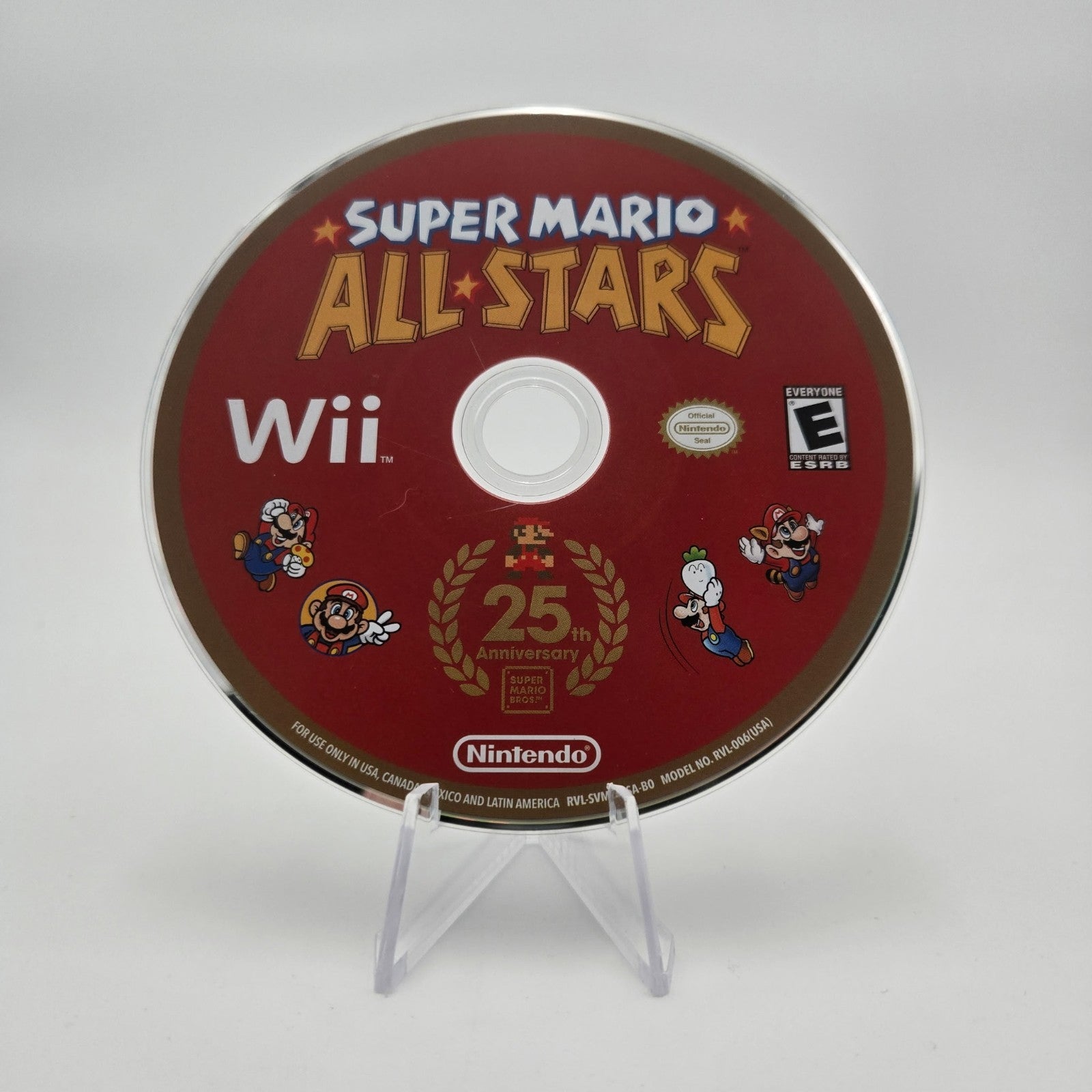 Super Mario All Stars (Wii) Authentic Tested Disc Only