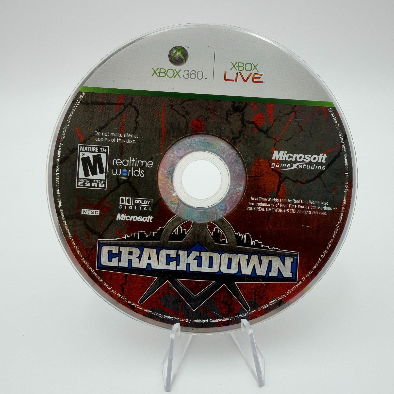 Crackdown (XBOX 360) Authentic Tested Disc Only
