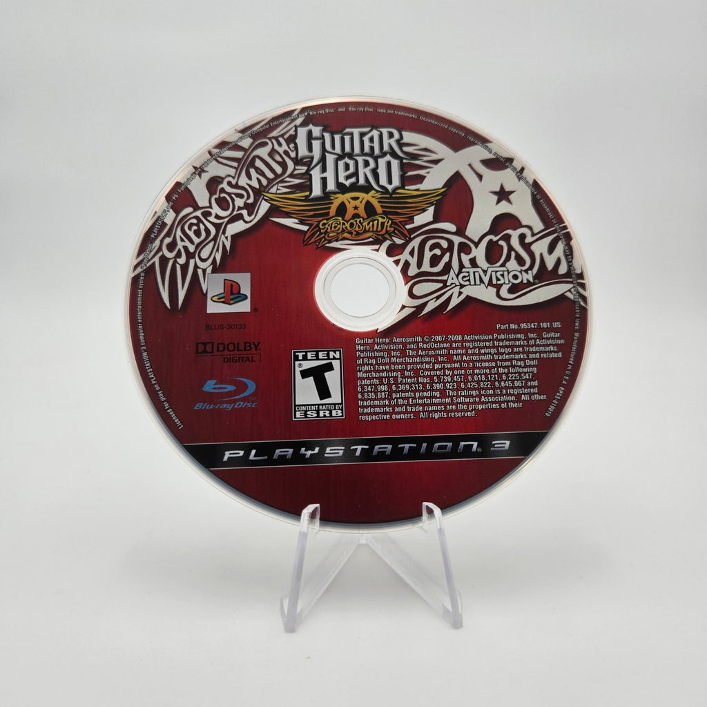 Guitar Hero Aerosmith (Playstation 3) CIB Complete Authentic Tested