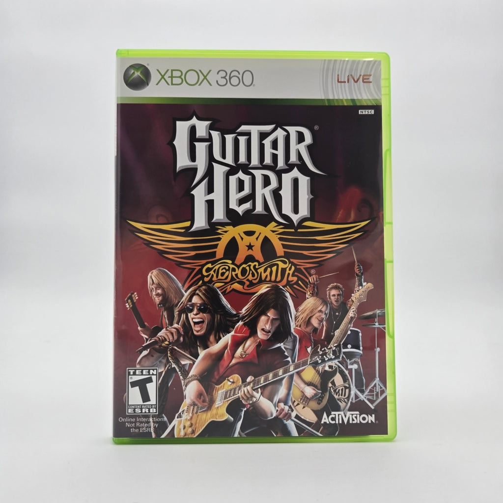 Guitar Hero: Aerosmith (Xbox 360) CIB Complete Authentic Tested