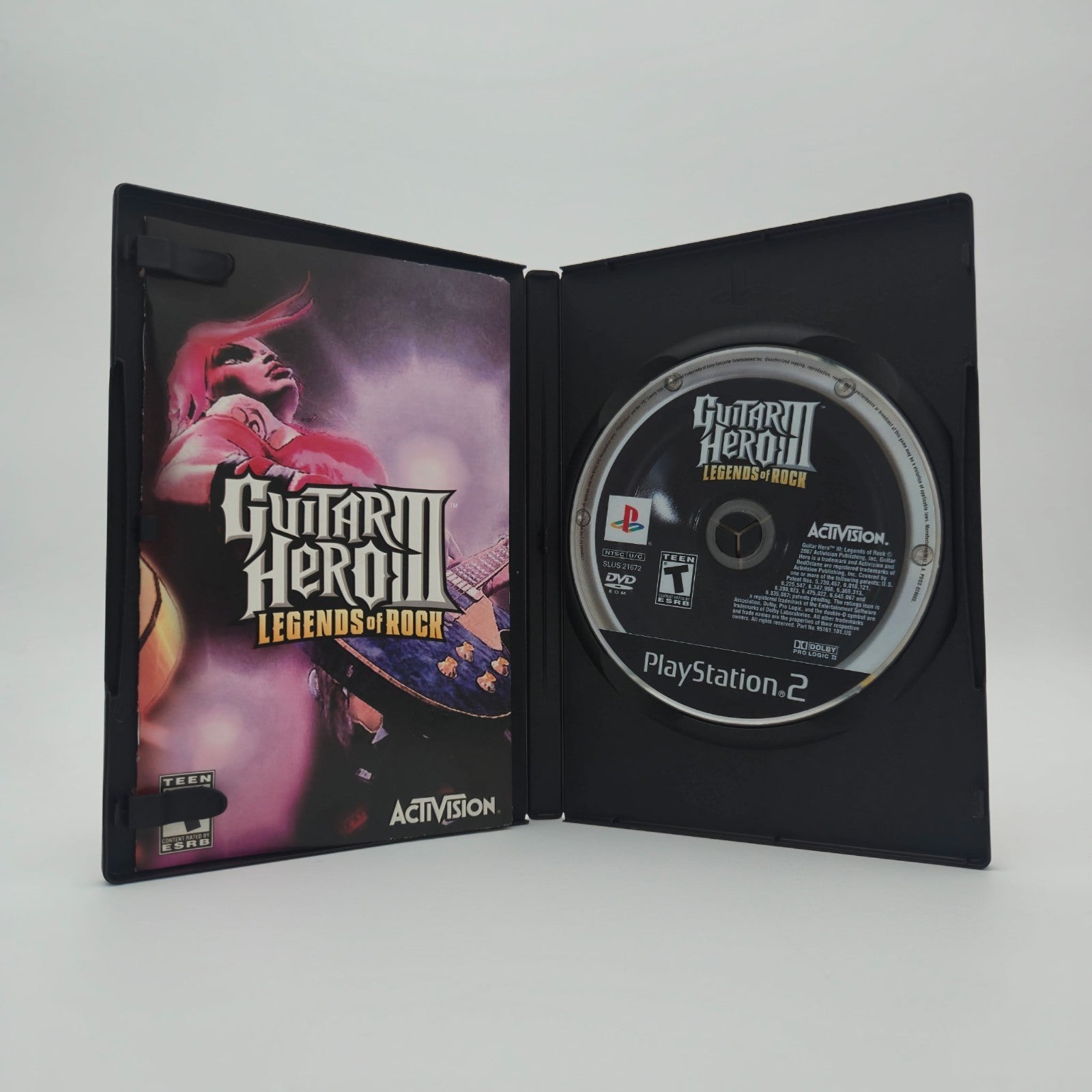 Guitar Hero III: Legends of Rock (Playstation 2) CIB Complete Authentic Tested