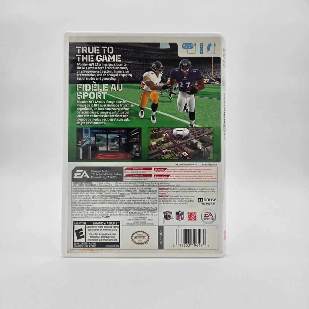 Madden 12 (Wii) Authentic Tested No Manual