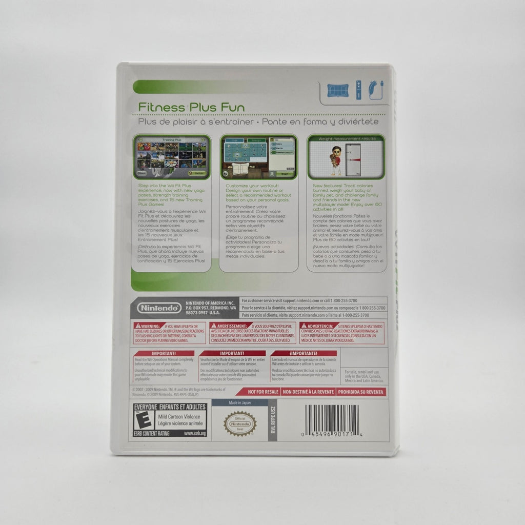Wii Fit Plus (Wii) Authentic Tested No Manual