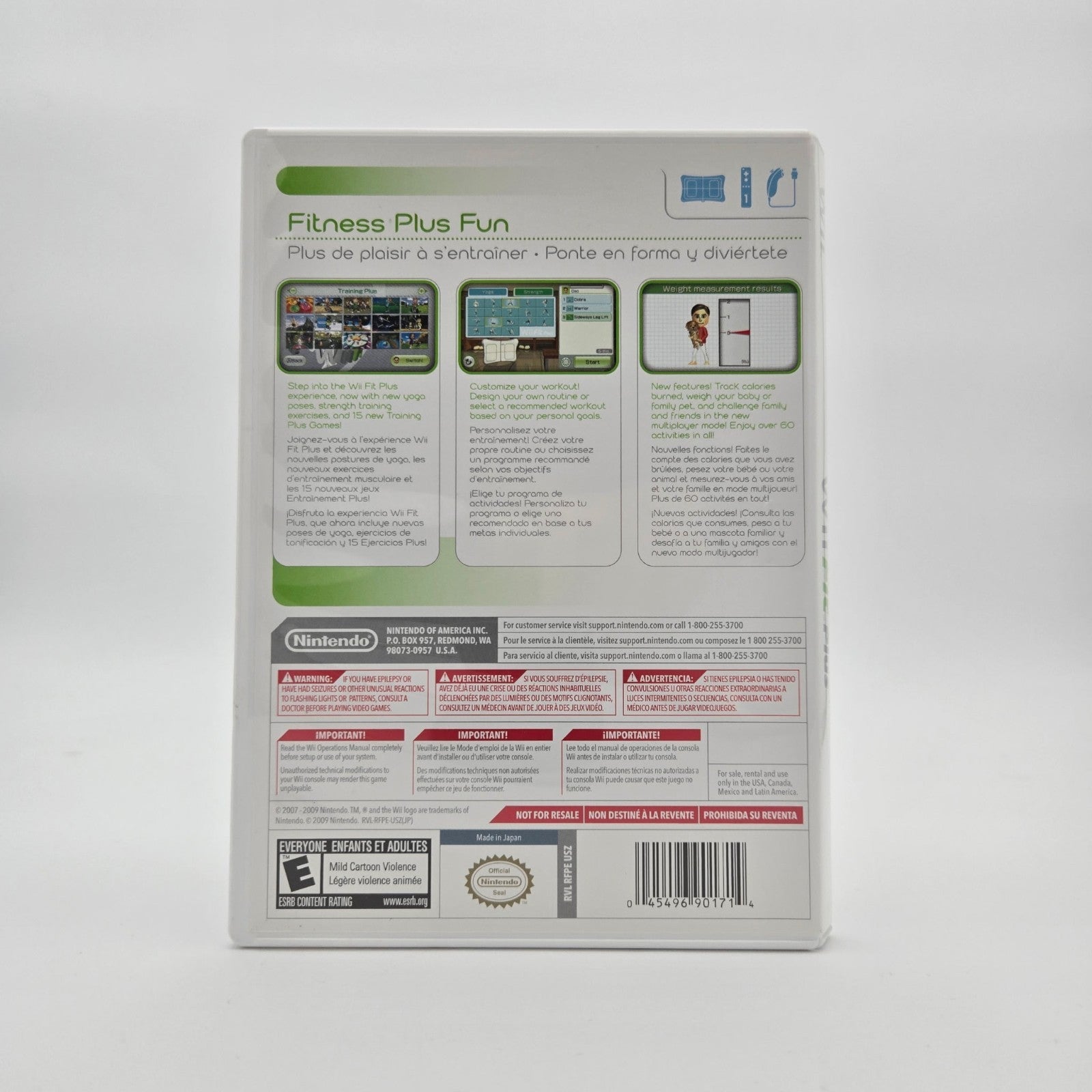 Wii Fit Plus (Wii) Authentic Tested No Manual