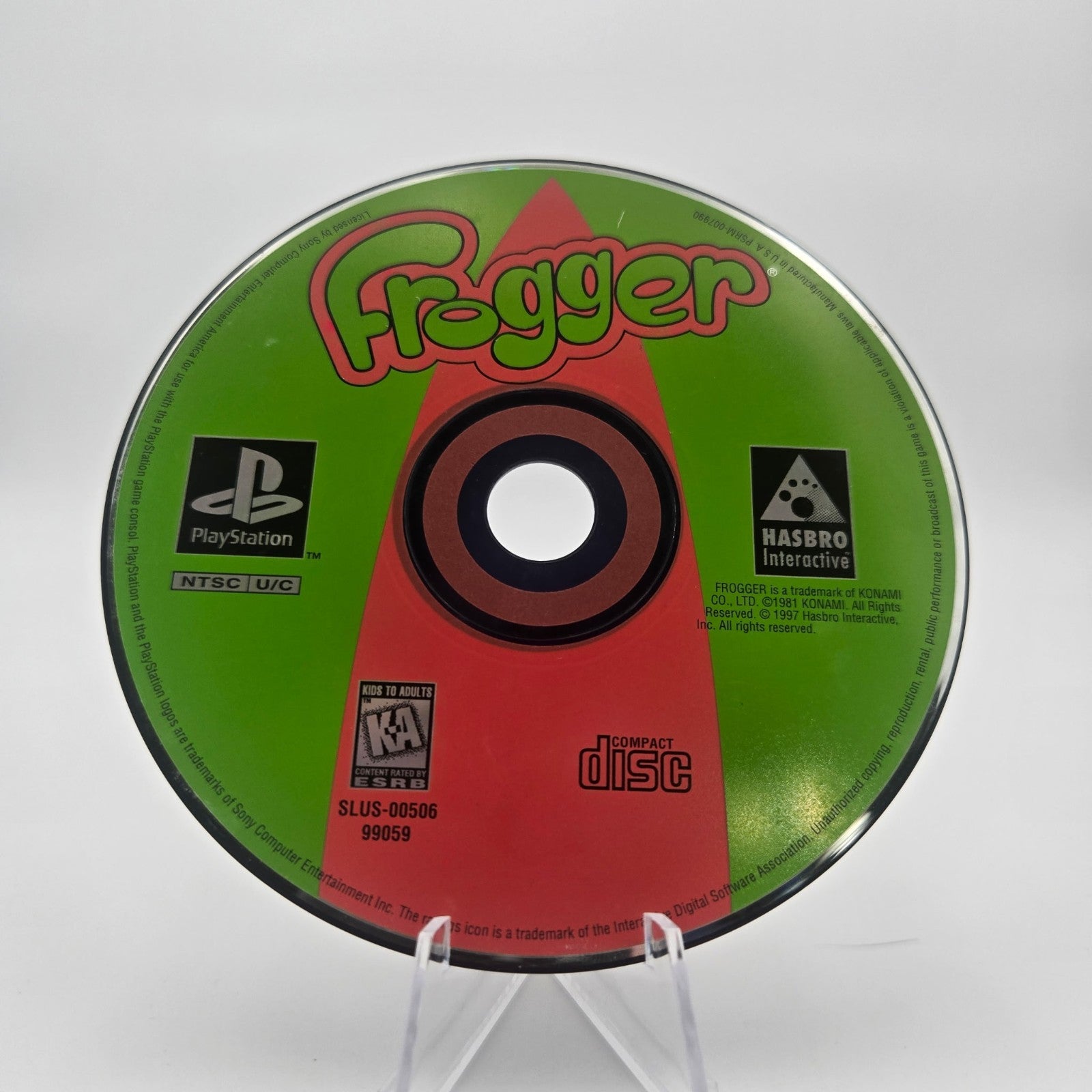 Frogger (PS1) Authentic Tested Disc Only