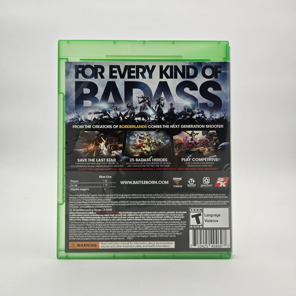 Battleborn (Xbox One) CIB Complete Authentic Tested