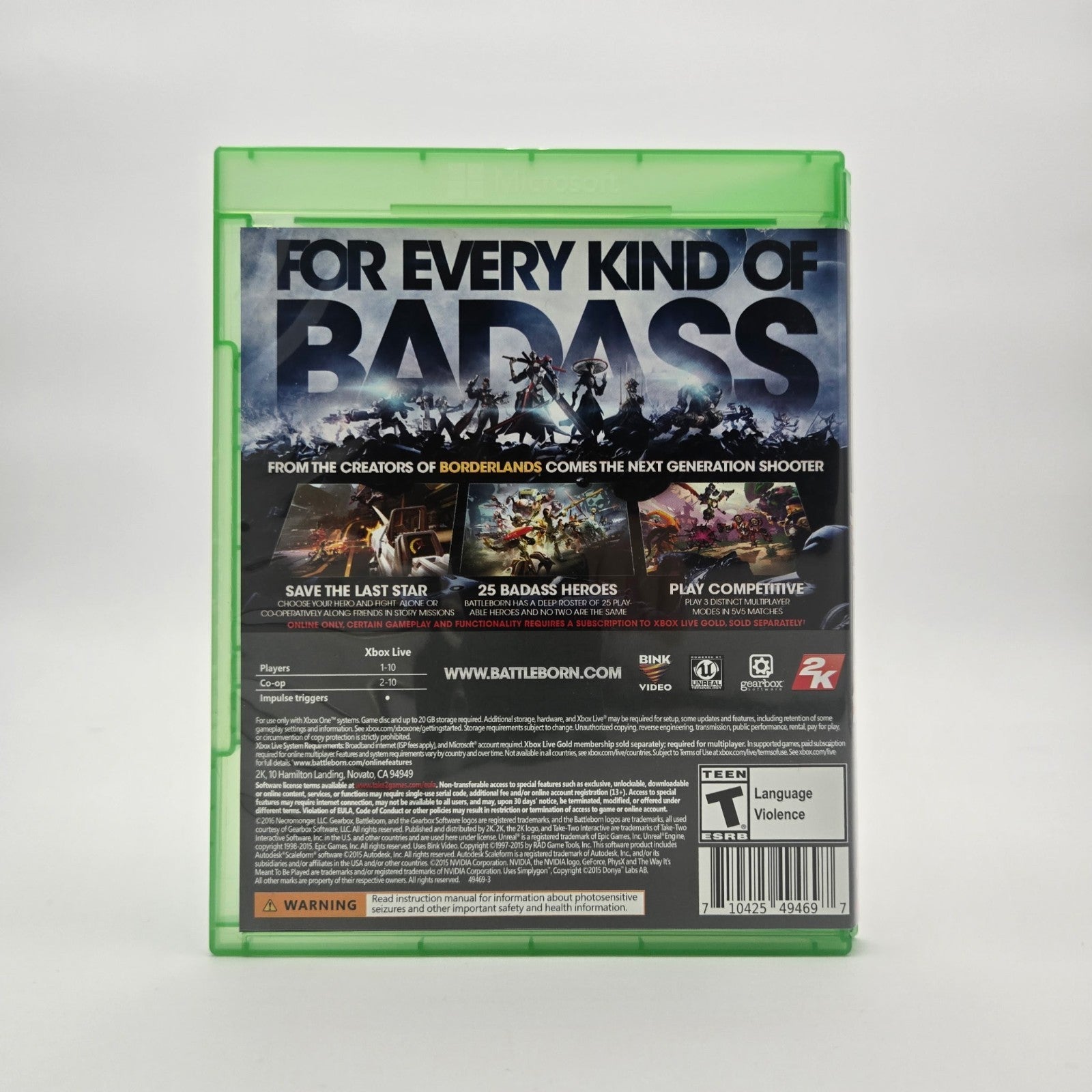 Battleborn (Xbox One) CIB Complete Authentic Tested