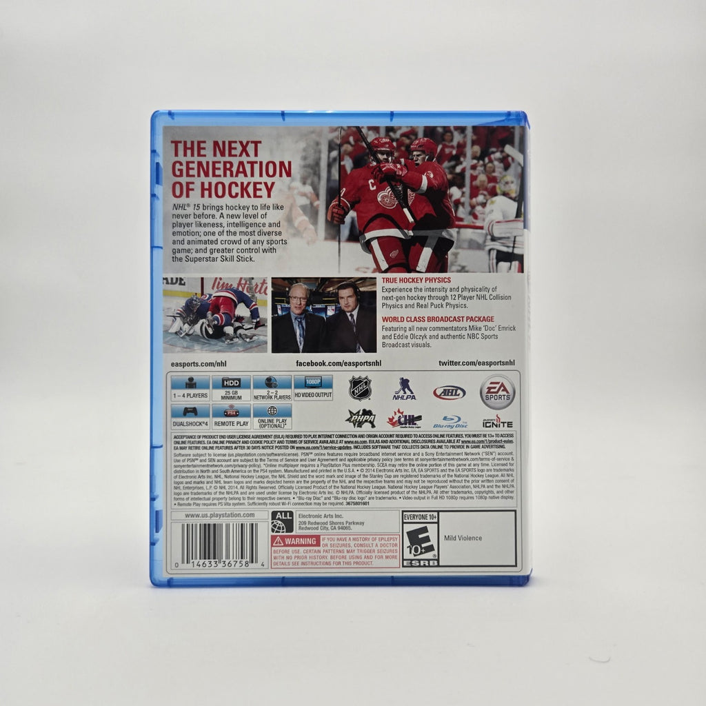 NHL 15 (Playstation 4) CIB Complete Authentic Tested