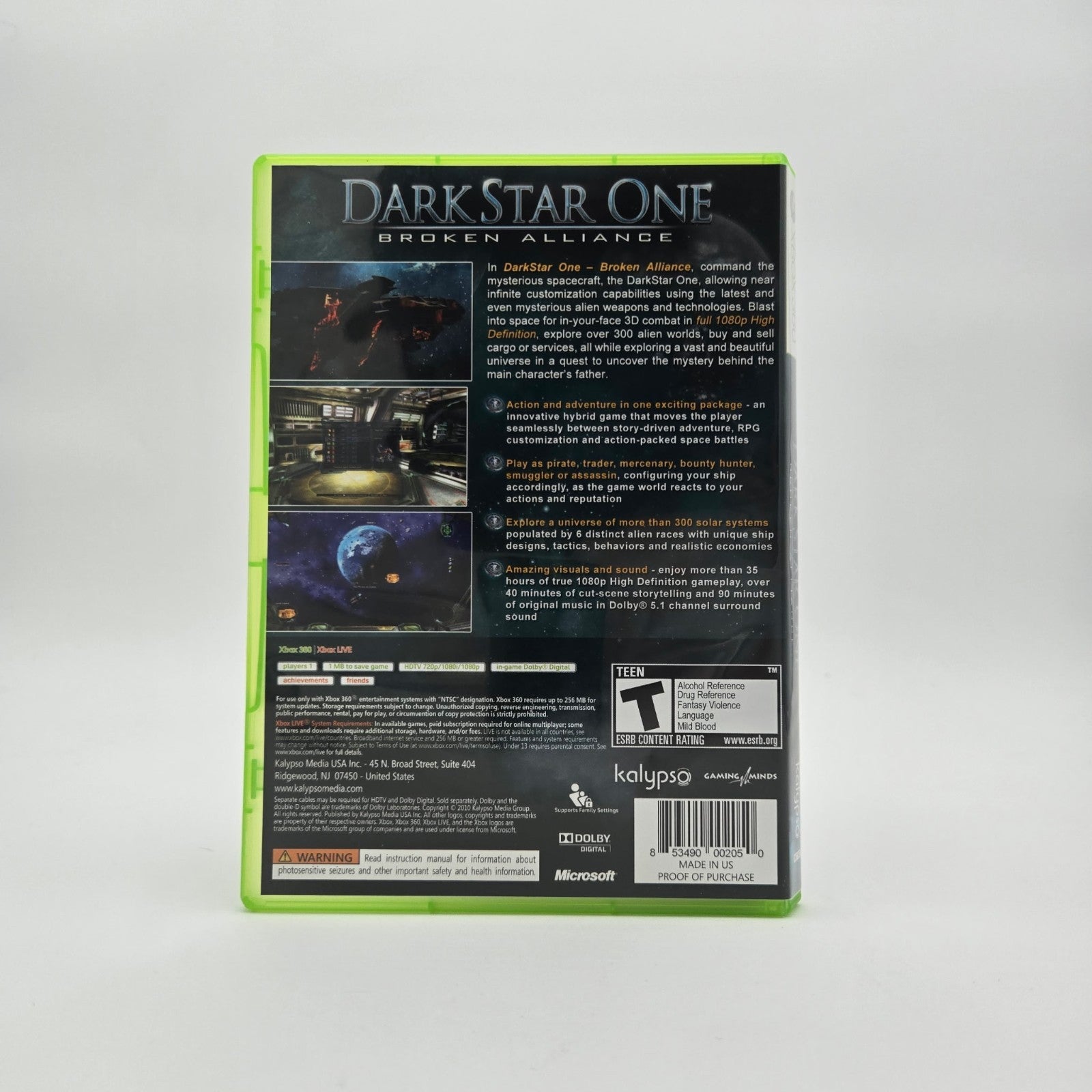 Dark Star One: Broken Alliance (Xbox 360) CIB Complete Authentic Tested
