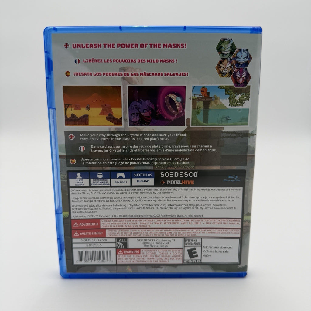 Kaze and the Wild Masks (PS4) CIB Complete Authentic Tested
