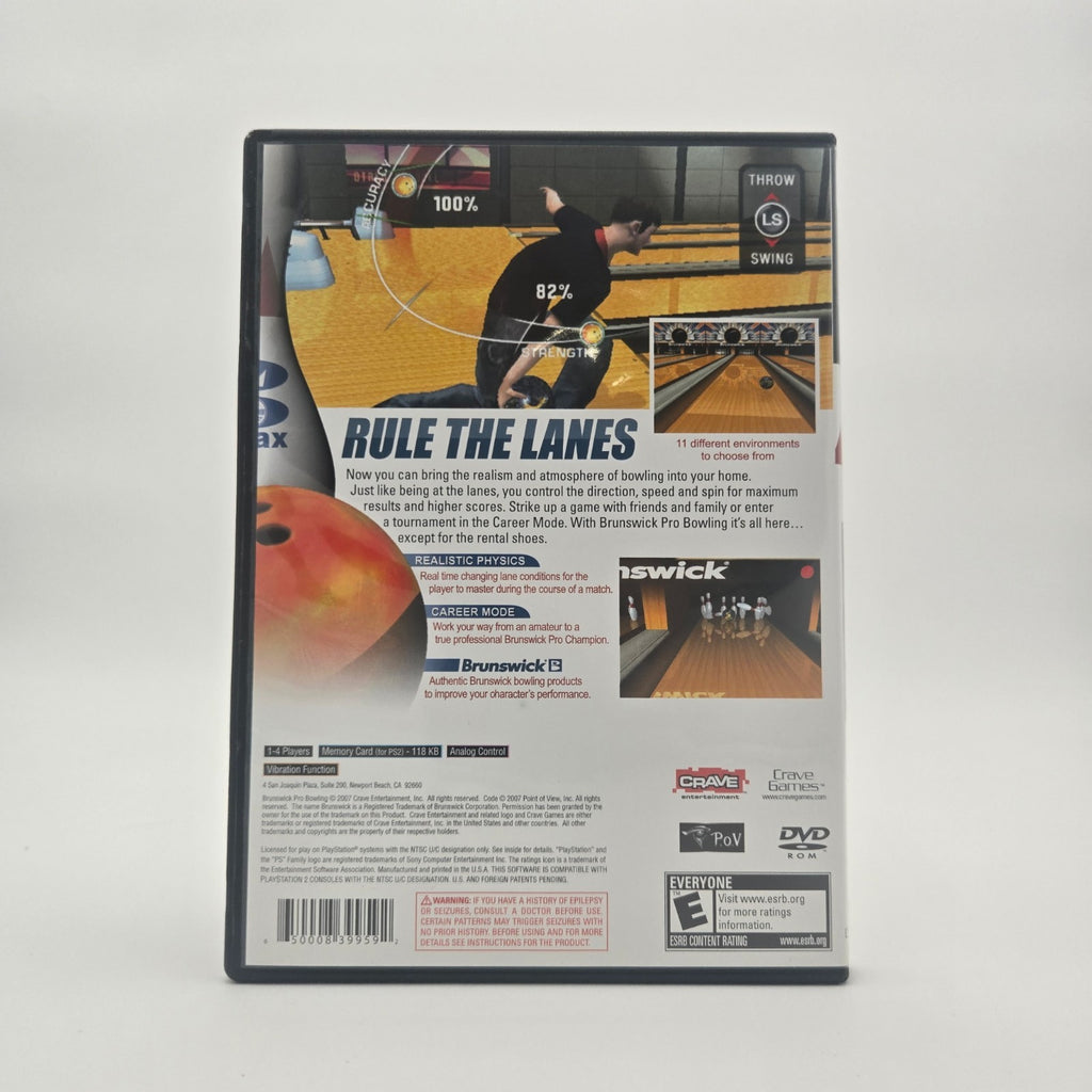 Brunswick Pro Bowling (Playstation 2) CIB Complete Authentic Tested