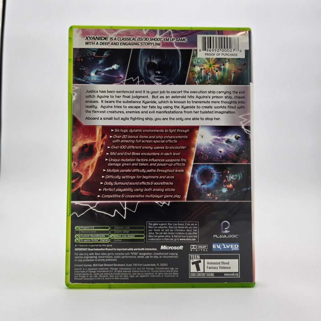 Xyanide (Xbox) Authentic Tested No Manual