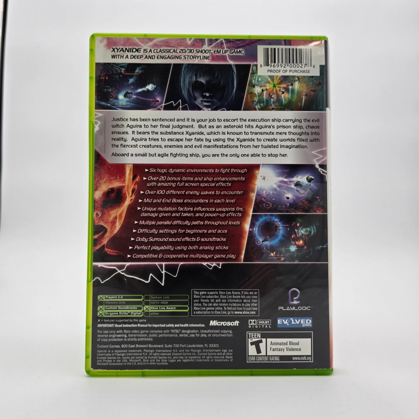 Xyanide (Xbox) Authentic Tested No Manual