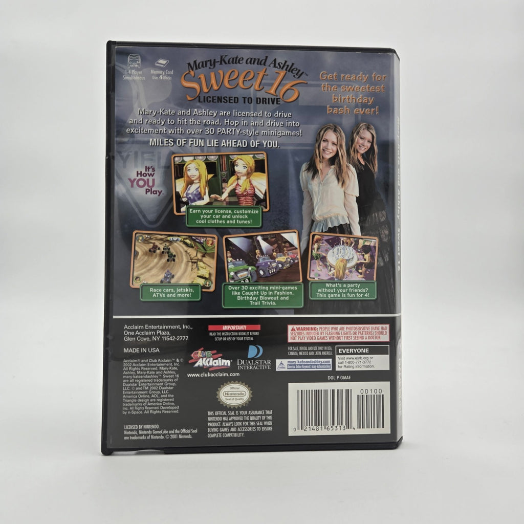 Mary-Kate and Ashley Sweet 16 (Gamecube) CIB Complete Authentic Tested