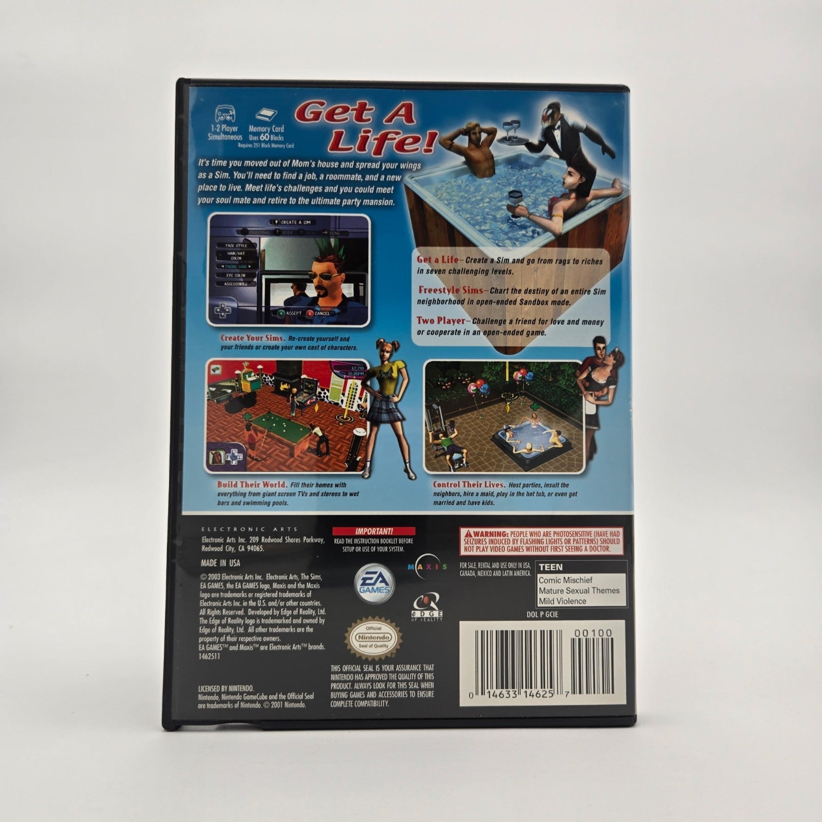 The Sims (Gamecube) CIB Complete Authentic Tested