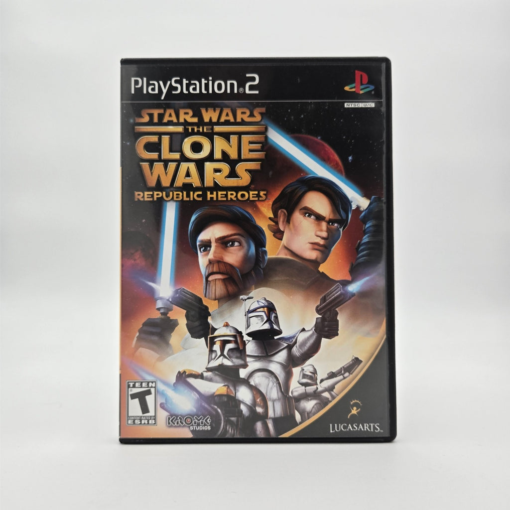 Star Wars The Clone Wars: Republic Heroes (Playstation 2) CIB Authentic Tested