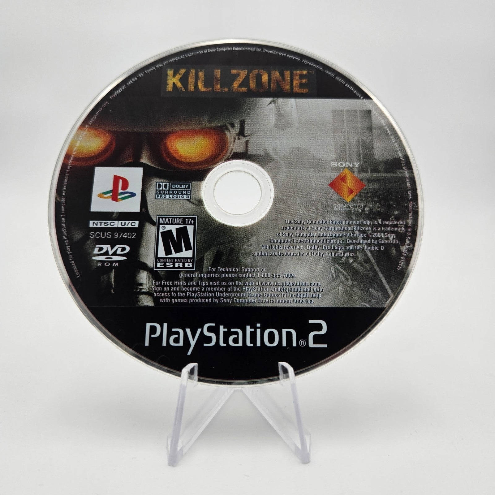 Killzone (Playstation 2) Authentic Tested Disc Only