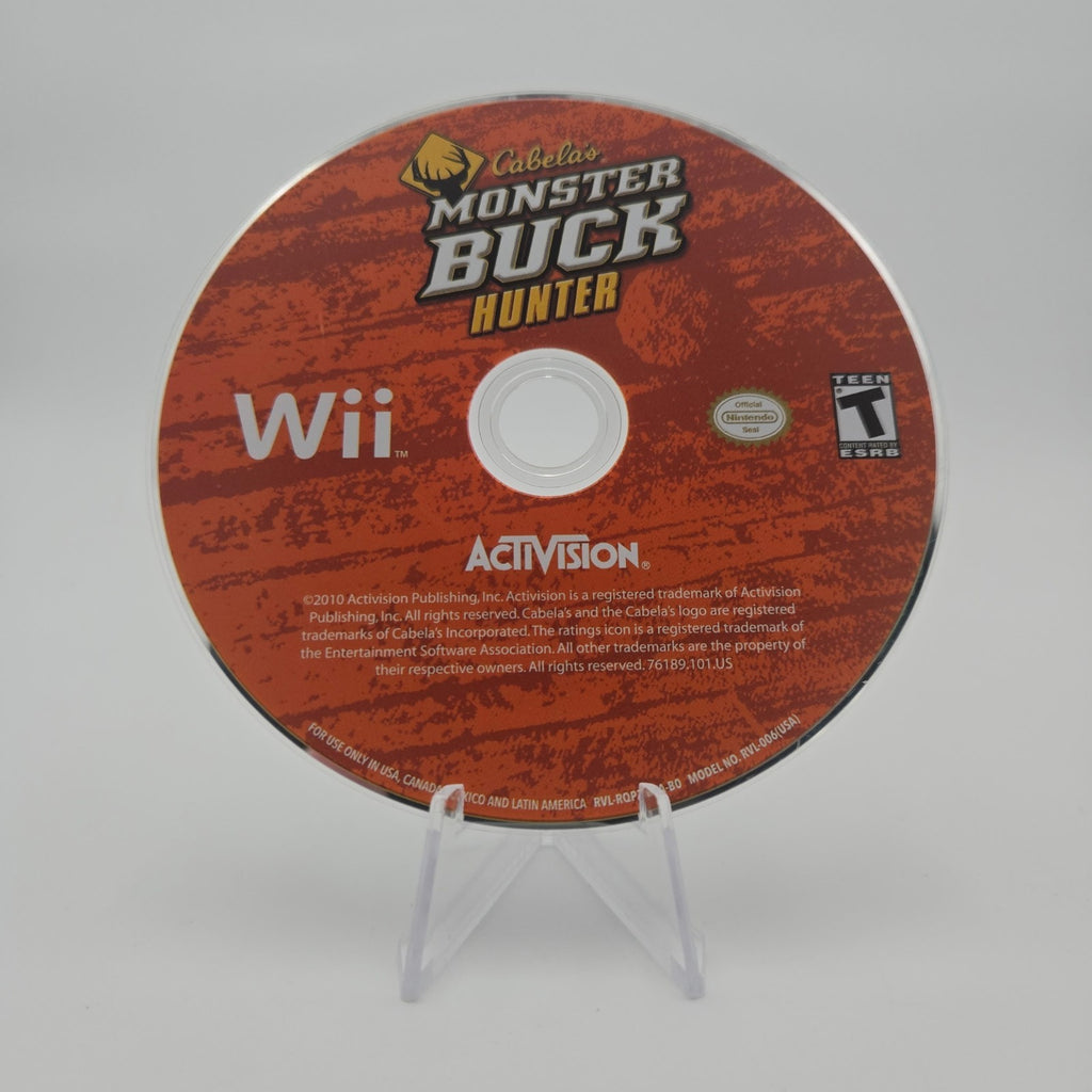 Cabela’s Monster Buck Hunter (Wii) CIB Complete Authentic Tested