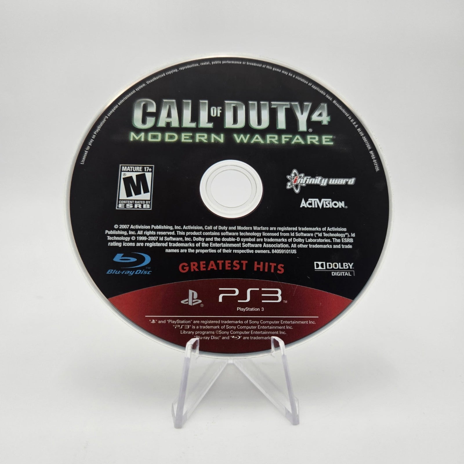 Call of Duty 4: Modern Warfare (Playstation 3) CIB Complete Authentic Tested