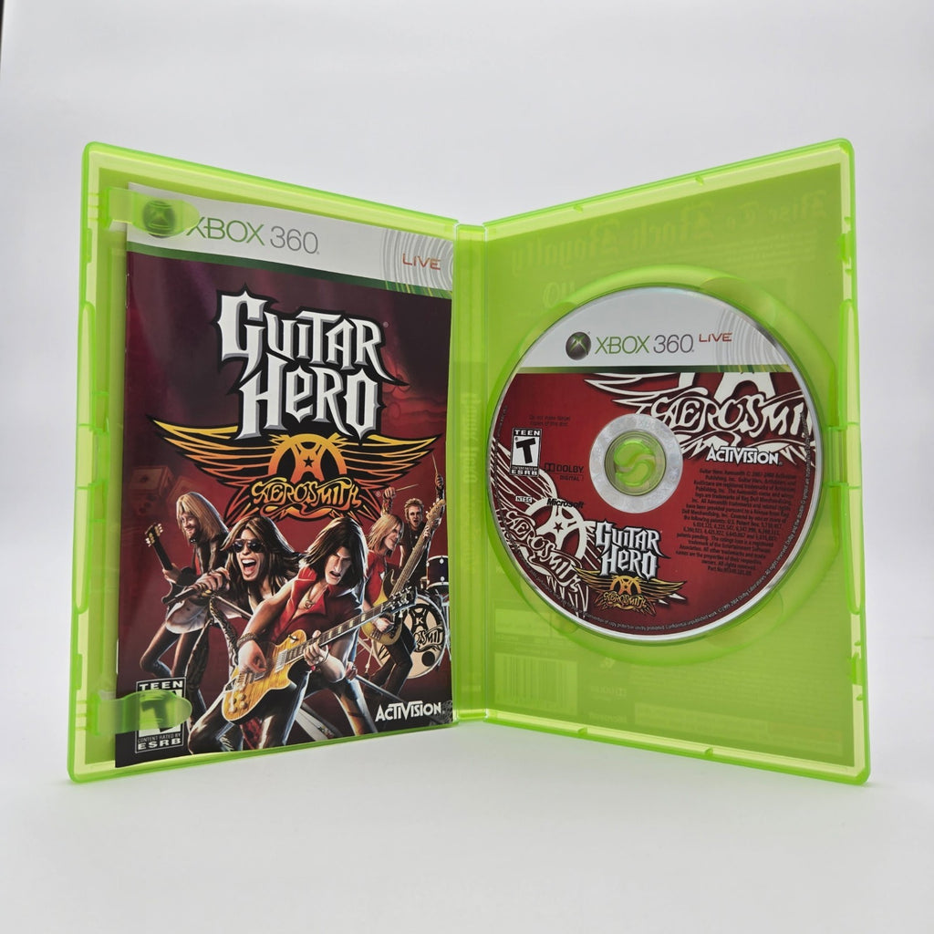 Guitar Hero: Aerosmith (Xbox 360) CIB Complete Authentic Tested