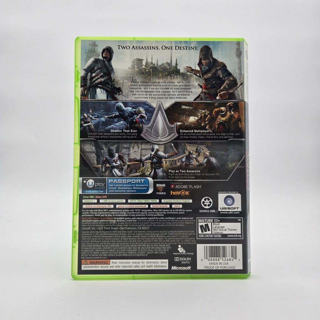 Assassin's Creed: Revelations (Xbox 360) CIB Complete Authentic Tested