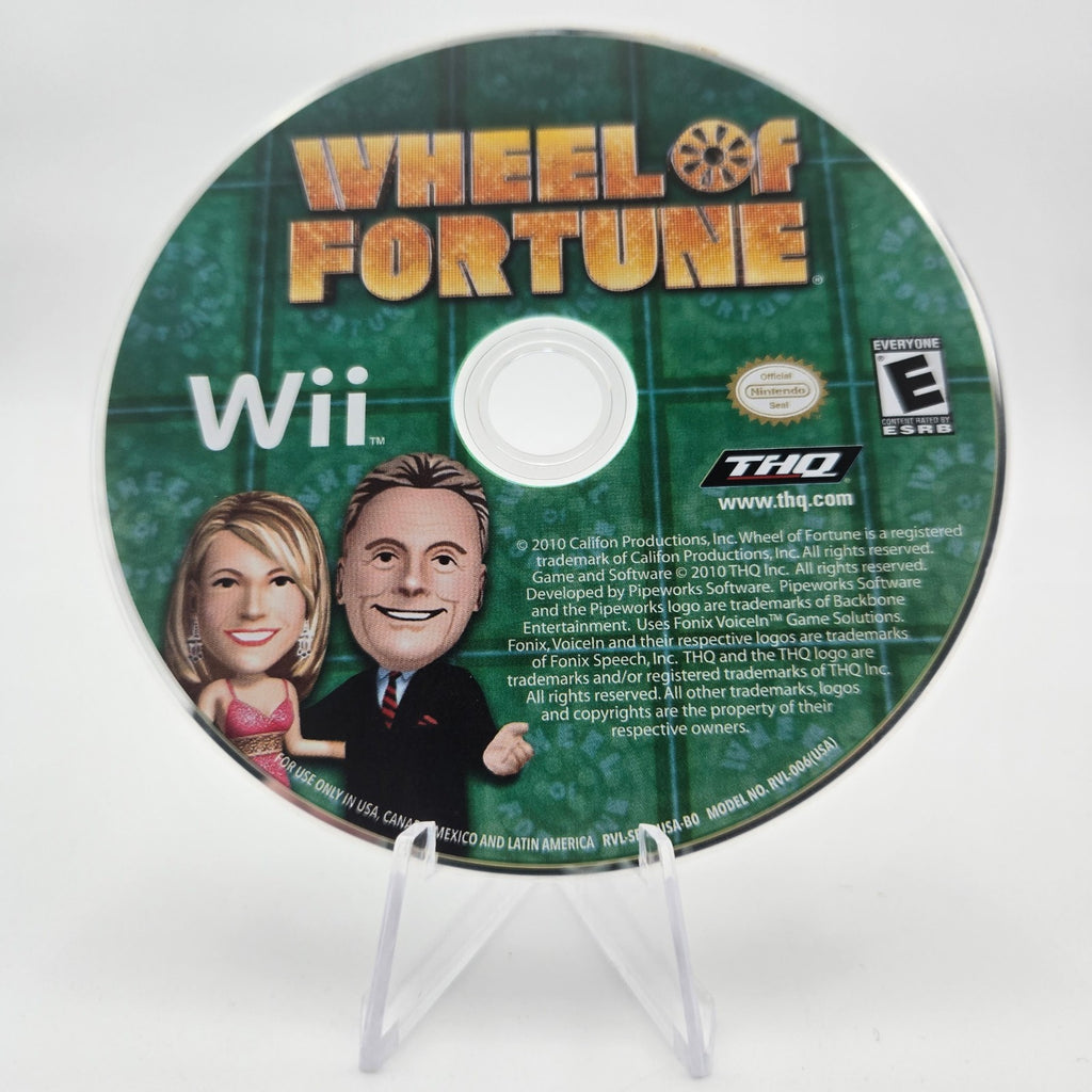 Wheel of Fortune (Wii) Authentic Tested No Manual