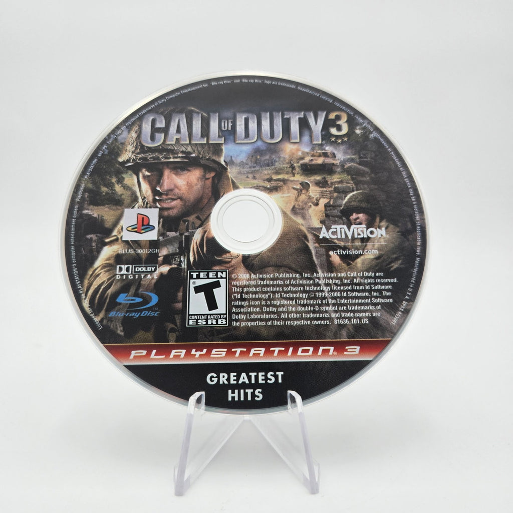 Call of Duty 3 (Playstation 3) Authentic Tested - No Manual