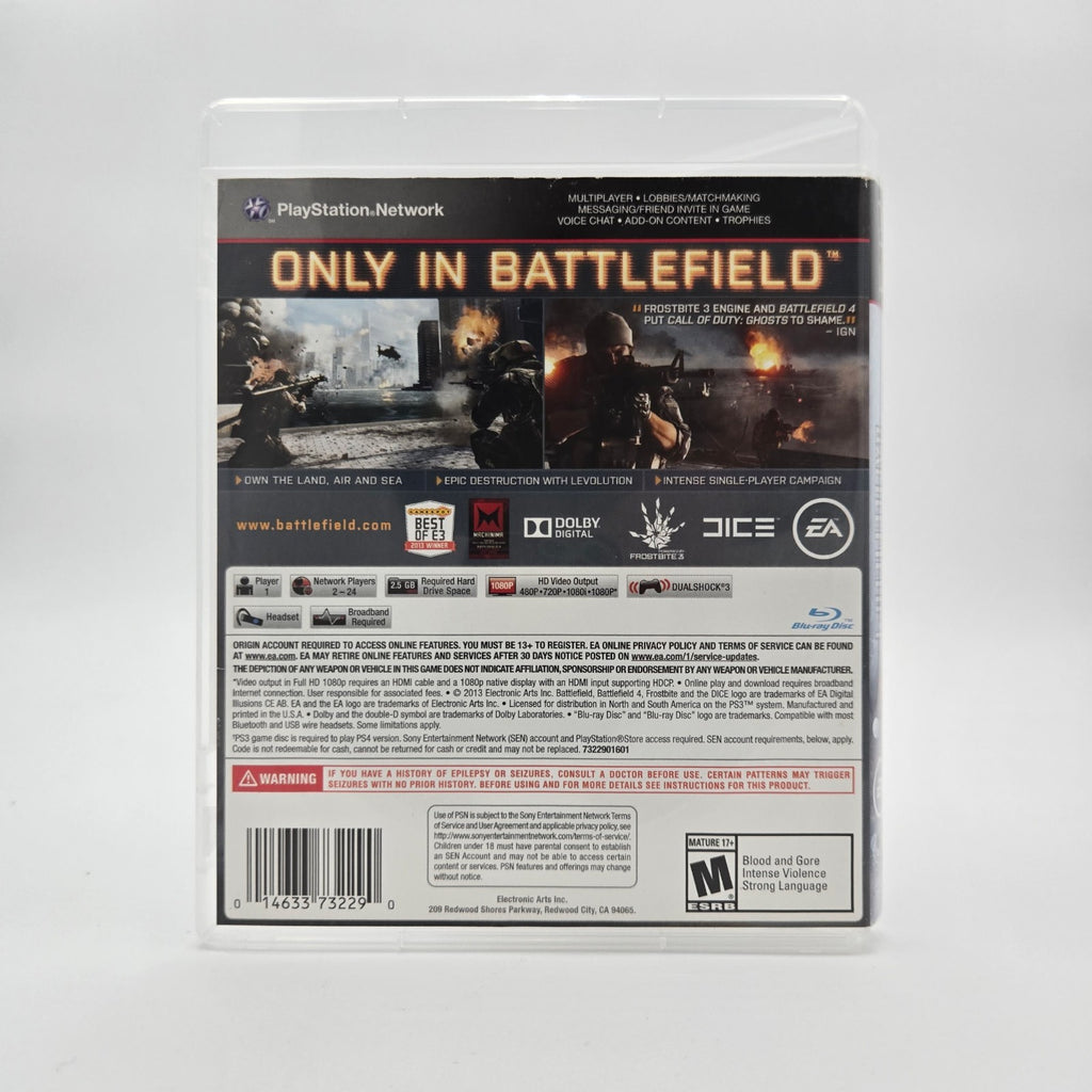 Battlefield 4 (Playstation 3) Authentic Tested No Manual