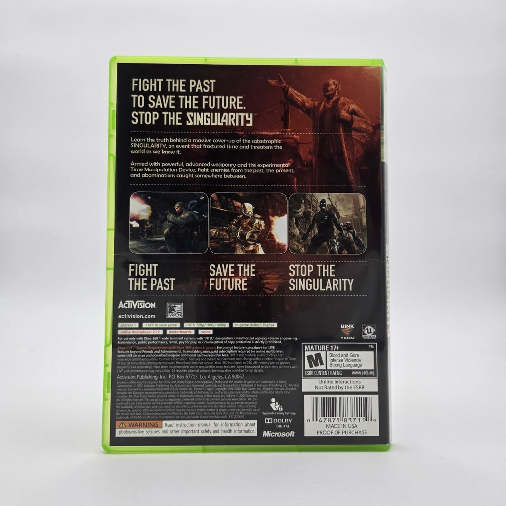 Singularity (Xbox 360) CIB Complete Authentic Tested