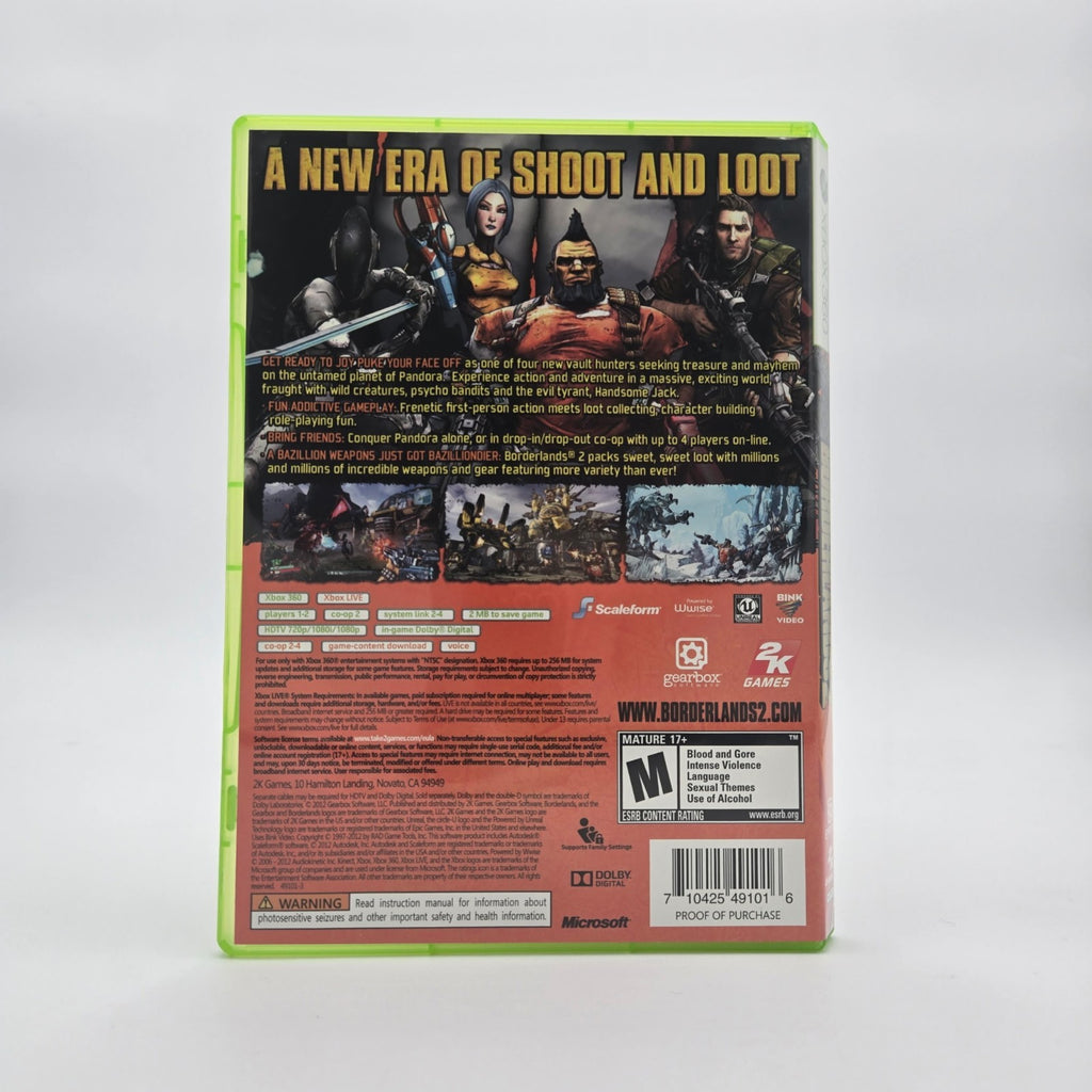 Borderlands 2 (Xbox 360) CIB Complete Authentic Tested