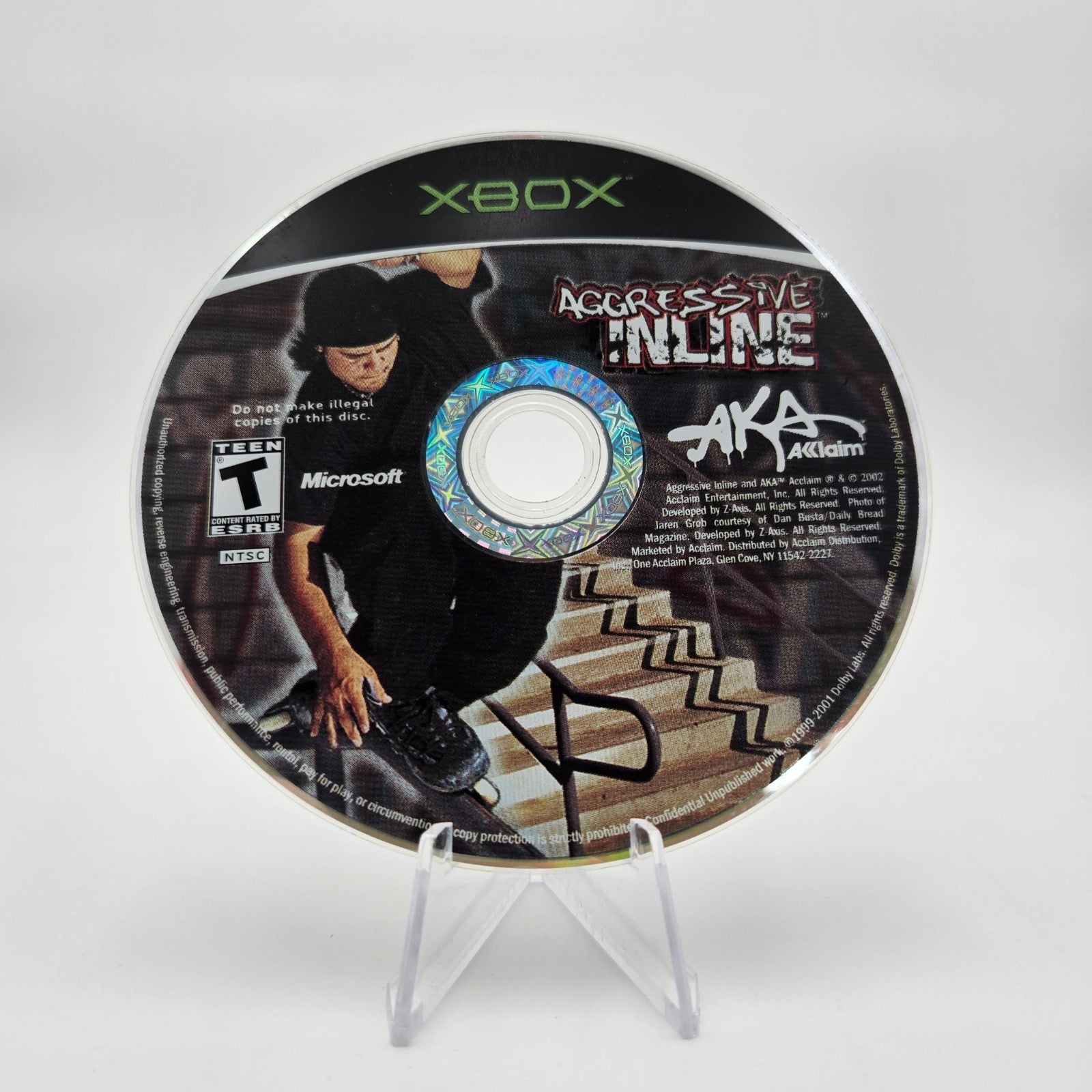 Aggressive Inline (XBOX) Authentic Tested No Manual