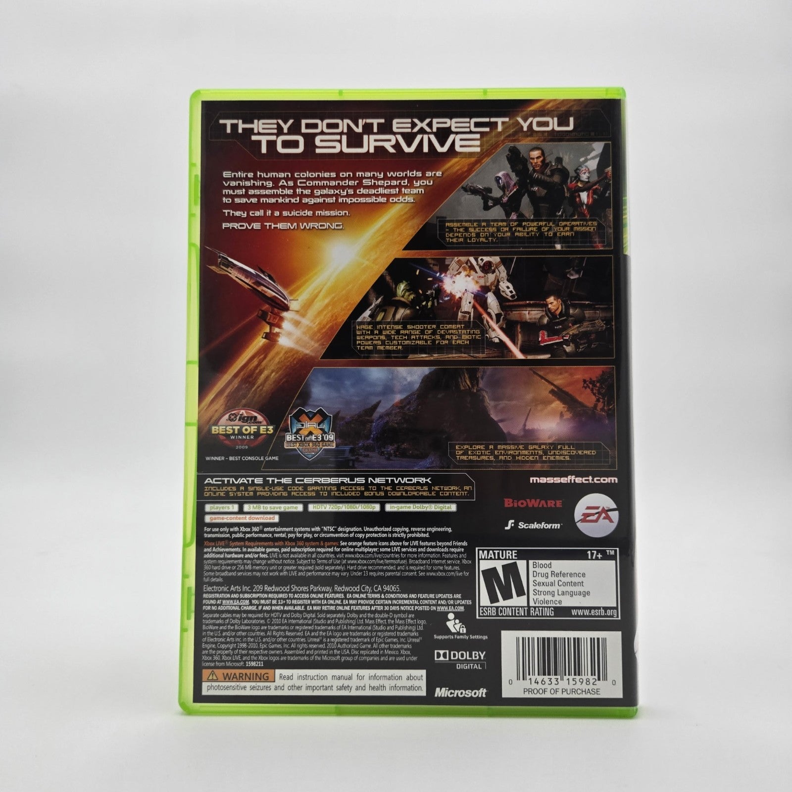 Mass Effect 2 (Xbox 360) CIB Complete Authentic Tested