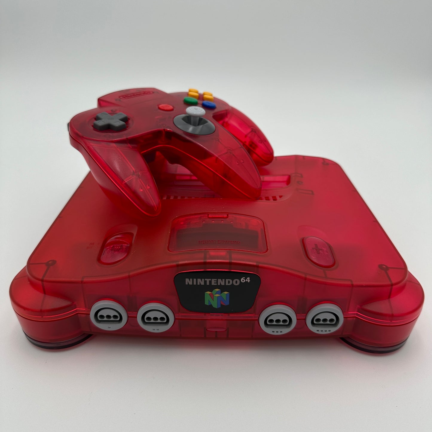 Nintendo 64 Watermelon Red Console