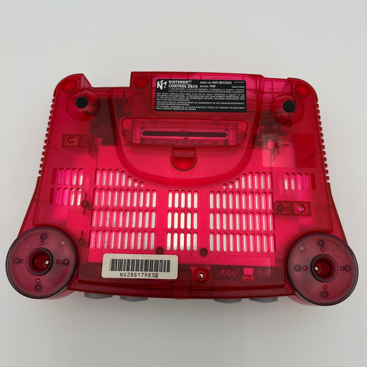 Nintendo 64 Watermelon Red Console