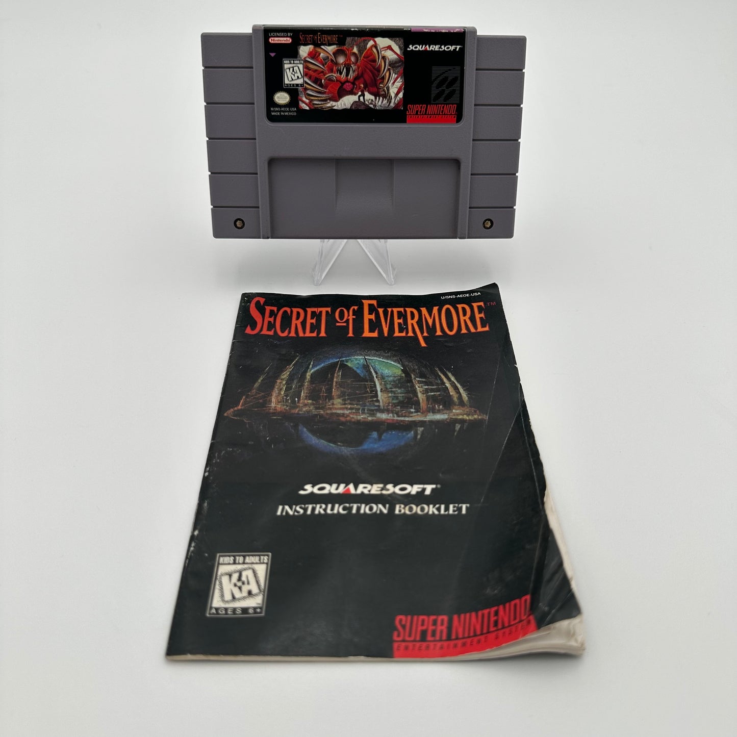 Secret Of Evermore - Includes Manual