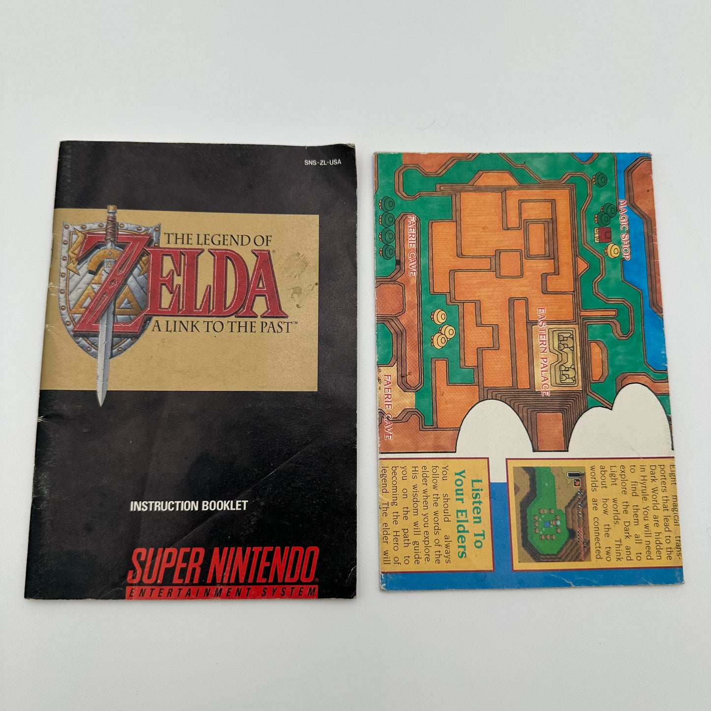 The Legend of Zelda: A Link to the Past - Includes Map & Manual