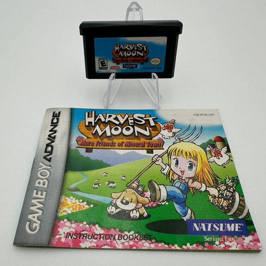 Harvest Moon: More Friends of Mineral Town - Includes Manual